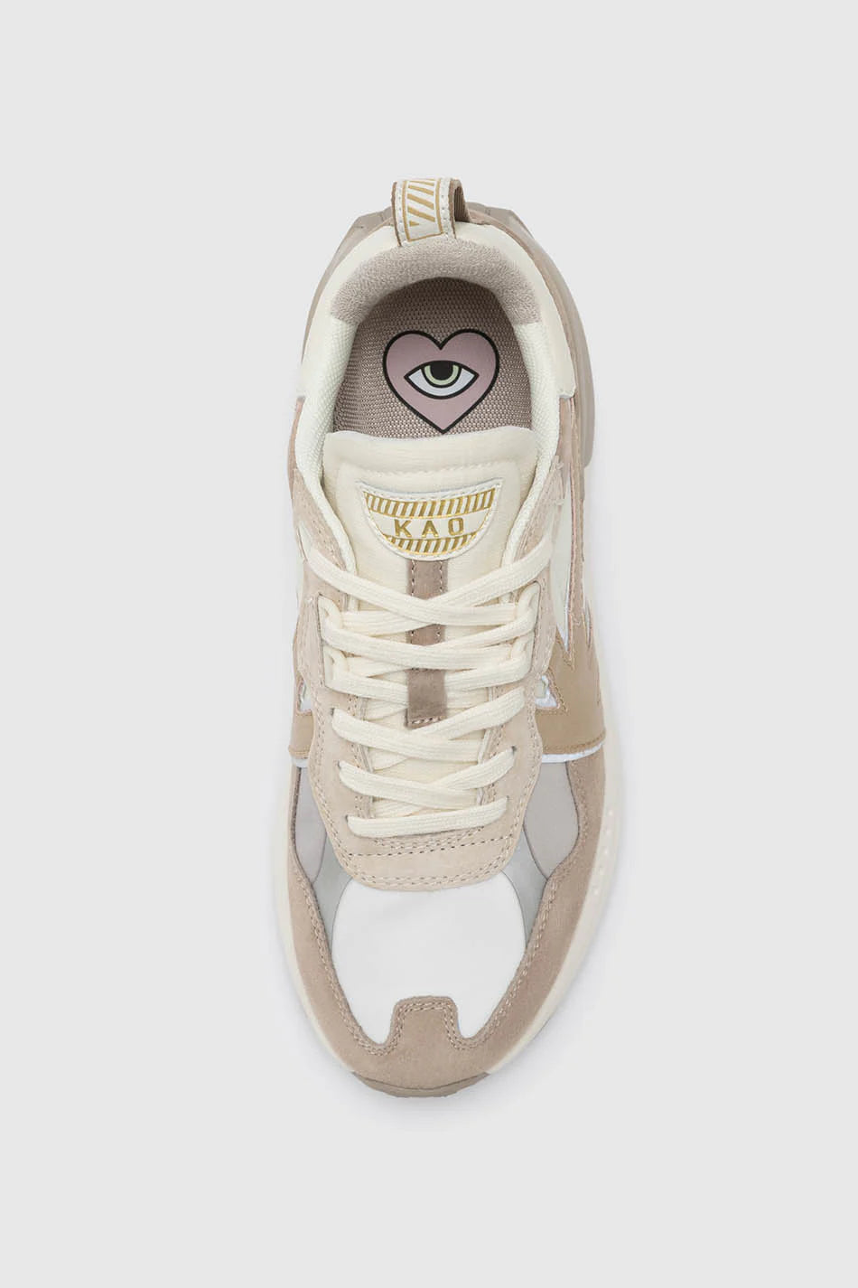 KAOTIKO | SNEAKERS MUJER | DETROIT GOLD WHITE GOLD | DORADO