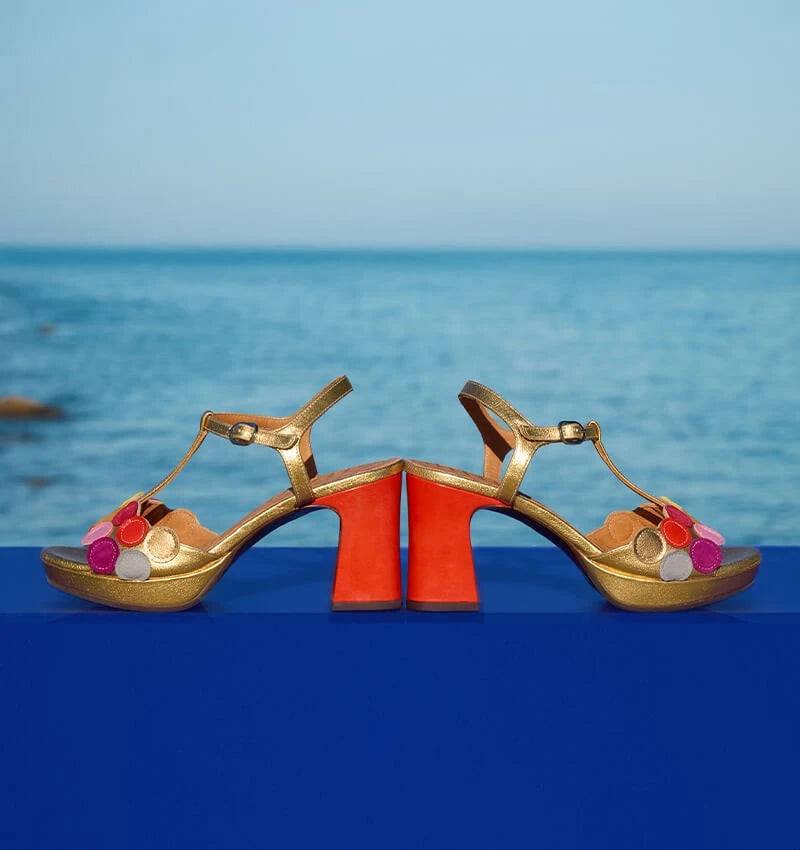 CHIE MIHARA | SANDALIAS | MUJER | KICUSE CHAMPAN | DORADO