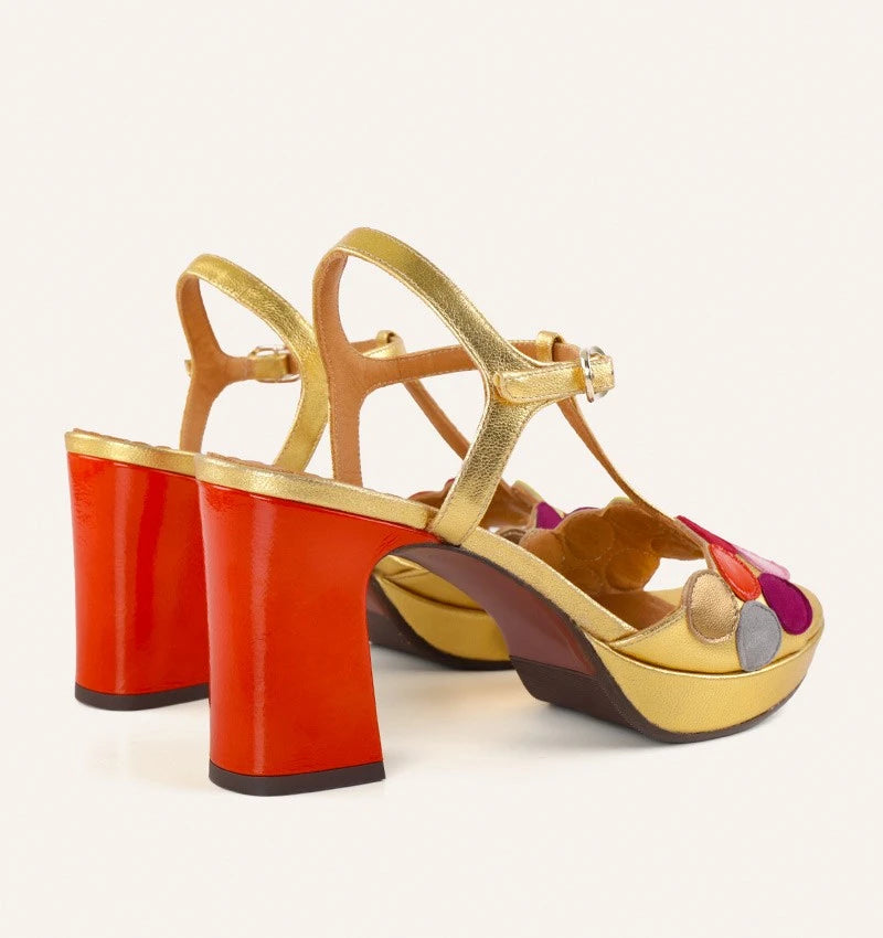 CHIE MIHARA | SANDALIAS | MUJER | KICUSE CHAMPAN | DORADO