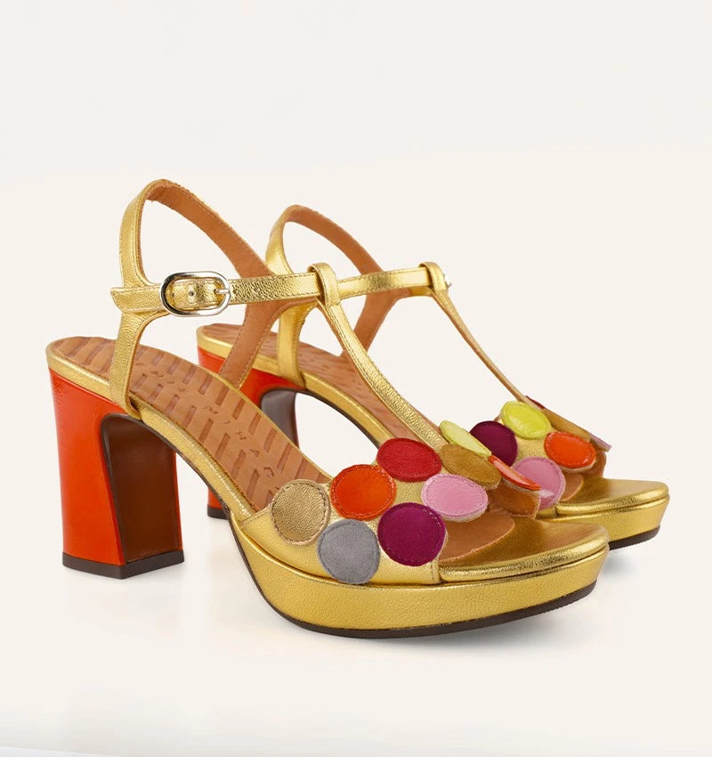 CHIE MIHARA | SANDALIAS | MUJER | KICUSE CHAMPAN | DORADO