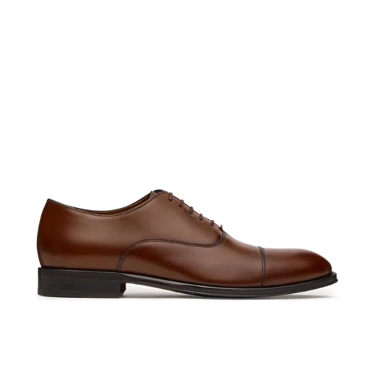 LOTTUSSE | MEN'S DRESS SHOES | OXFORD LENOX | BROWN