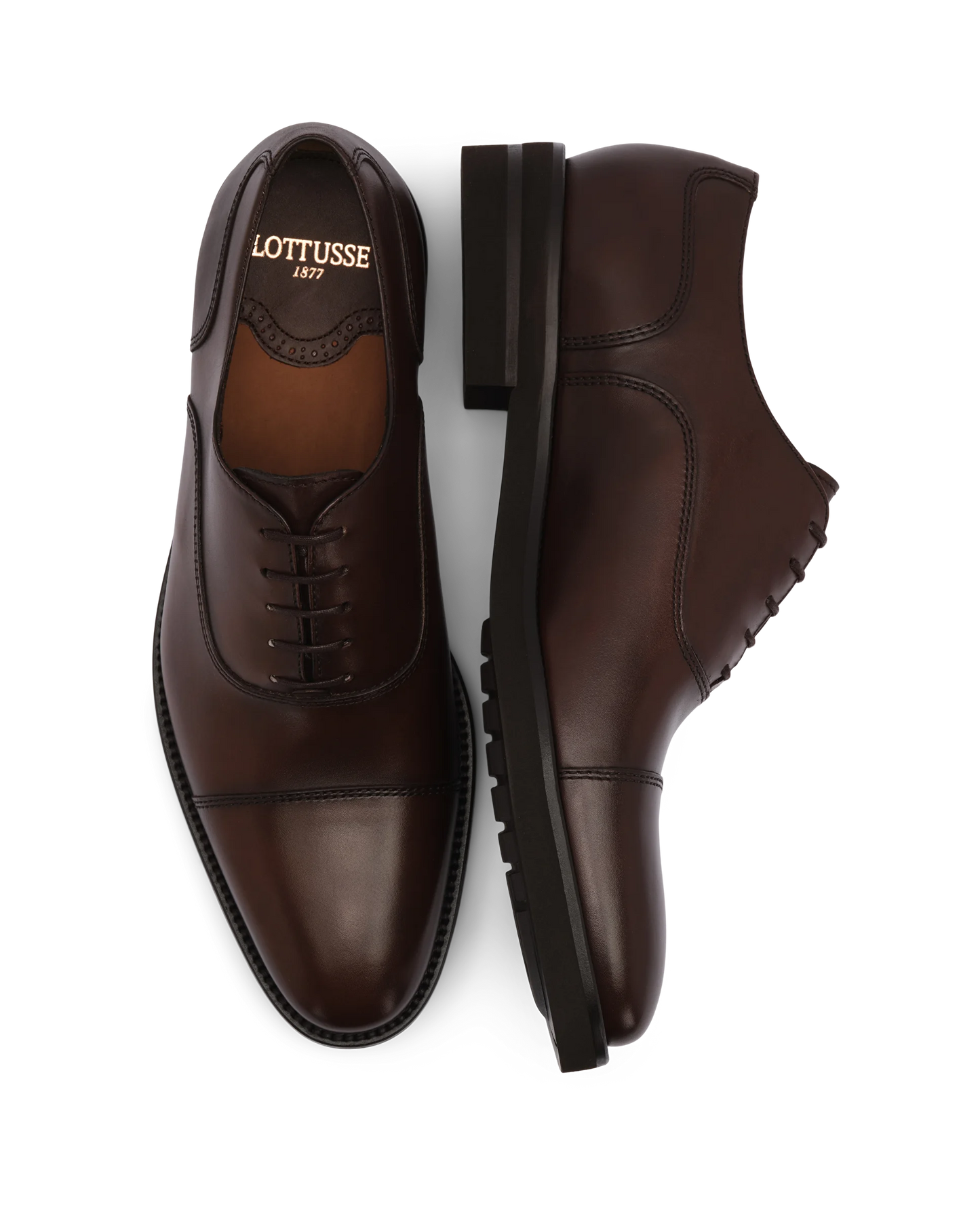 LOTTUSSE | MEN'S DRESS SHOES | HOLBORN MOKA | BROWN