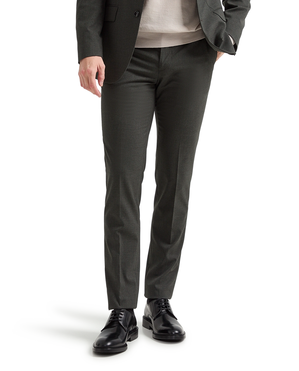 LOTTUSSE | ЧОЛОВІЧЕ ВЗУТТЯ ДЕРБІ НАПІВ БЛИСКУ | ГАРРІС | ЧОРНИЙ