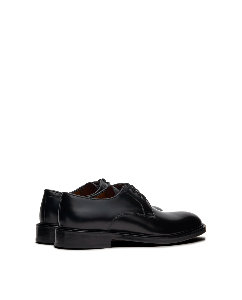 LOTTUSSE | ЧОЛОВІЧЕ ВЗУТТЯ ДЕРБІ НАПІВ БЛИСКУ | ГАРРІС | ЧОРНИЙ