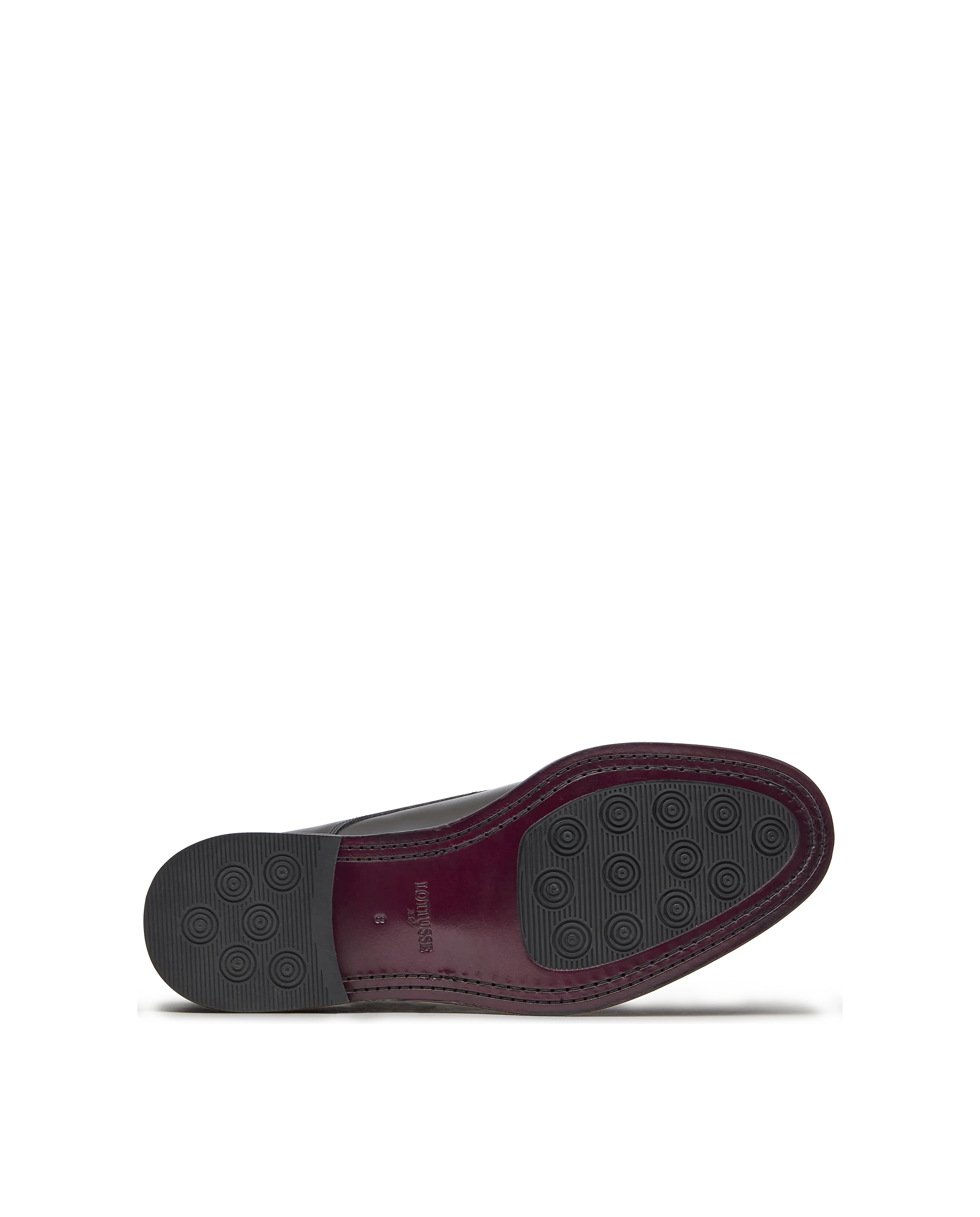 LOTTUSSE | ЧОЛОВІЧЕ ВЗУТТЯ ДЕРБІ НАПІВ БЛИСКУ | ГАРРІС | ЧОРНИЙ