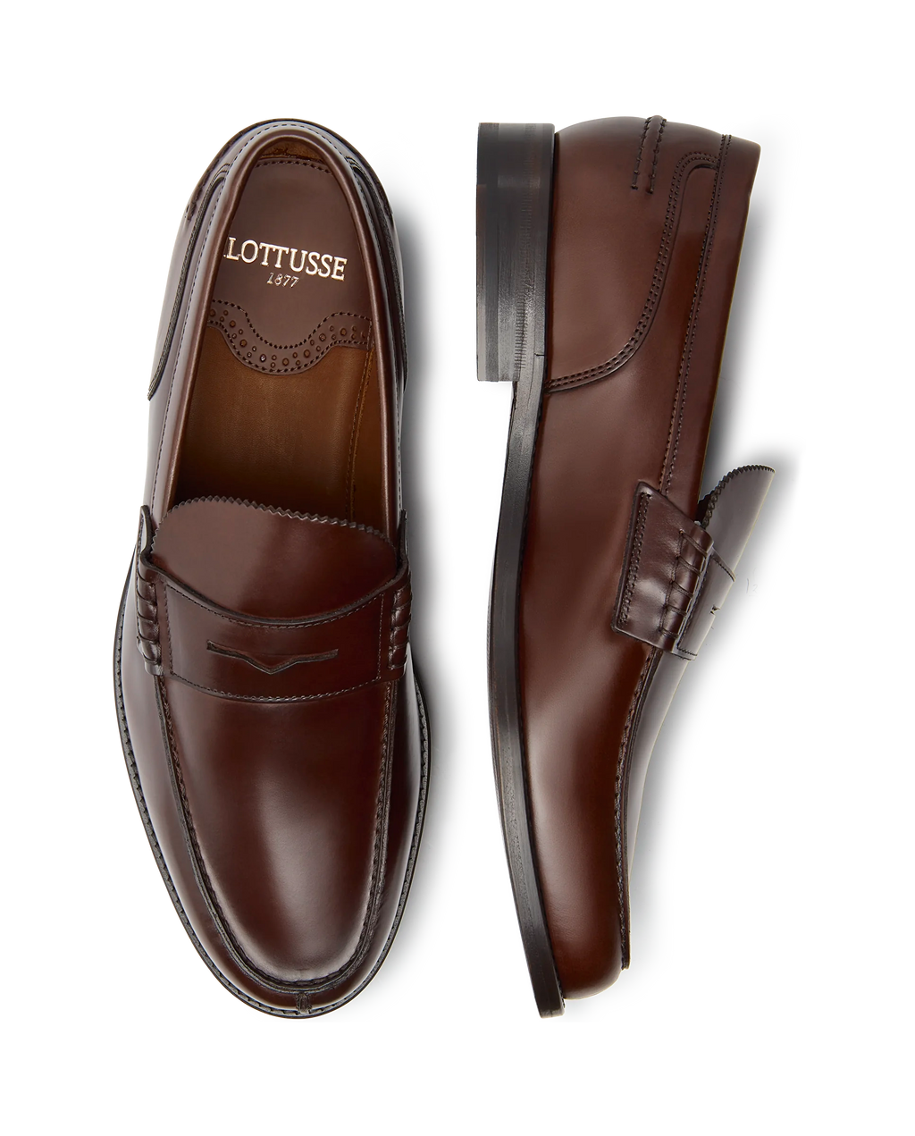 LOTTUSSE | ЧОЛОВІЧІ ЛОФЕРИ | ДАЙТОНА | КОРИЧНЕВИЙ