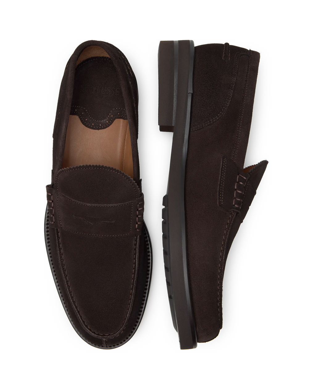 LOTTUSSE | ЧОЛОВІЧІ ЛОФЕРИ | ДАЙТОНА | КОРИЧНЕВИЙ