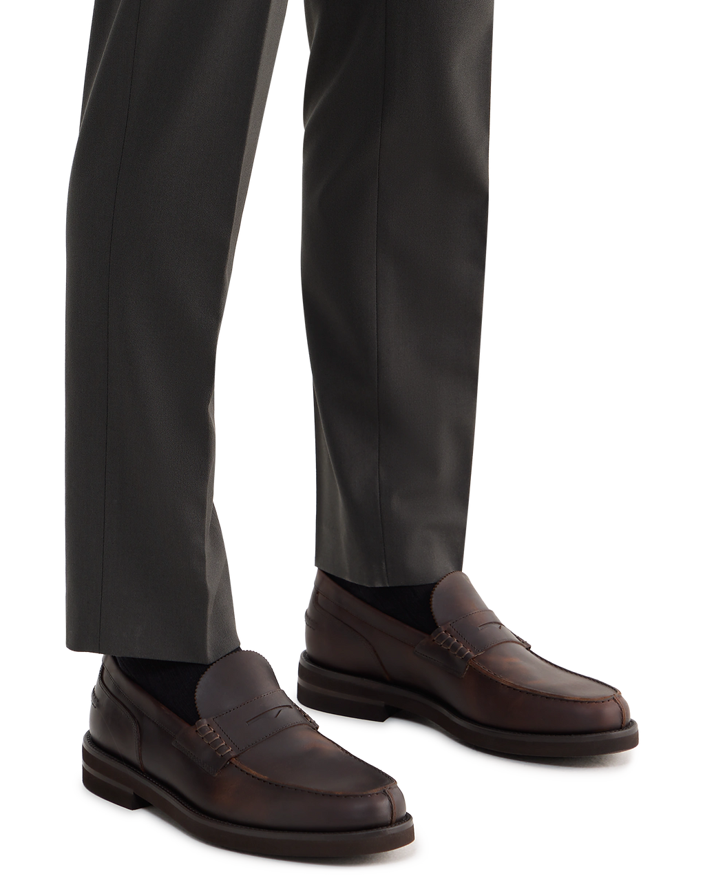 LOTTUSSE Daytona Marrón: bruin loafers voor heren