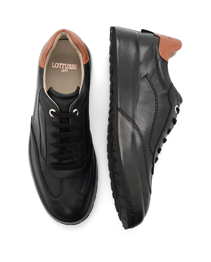 LOTTUSSE | MEN'S DRESS SNEAKERS | PUKET | BLACK