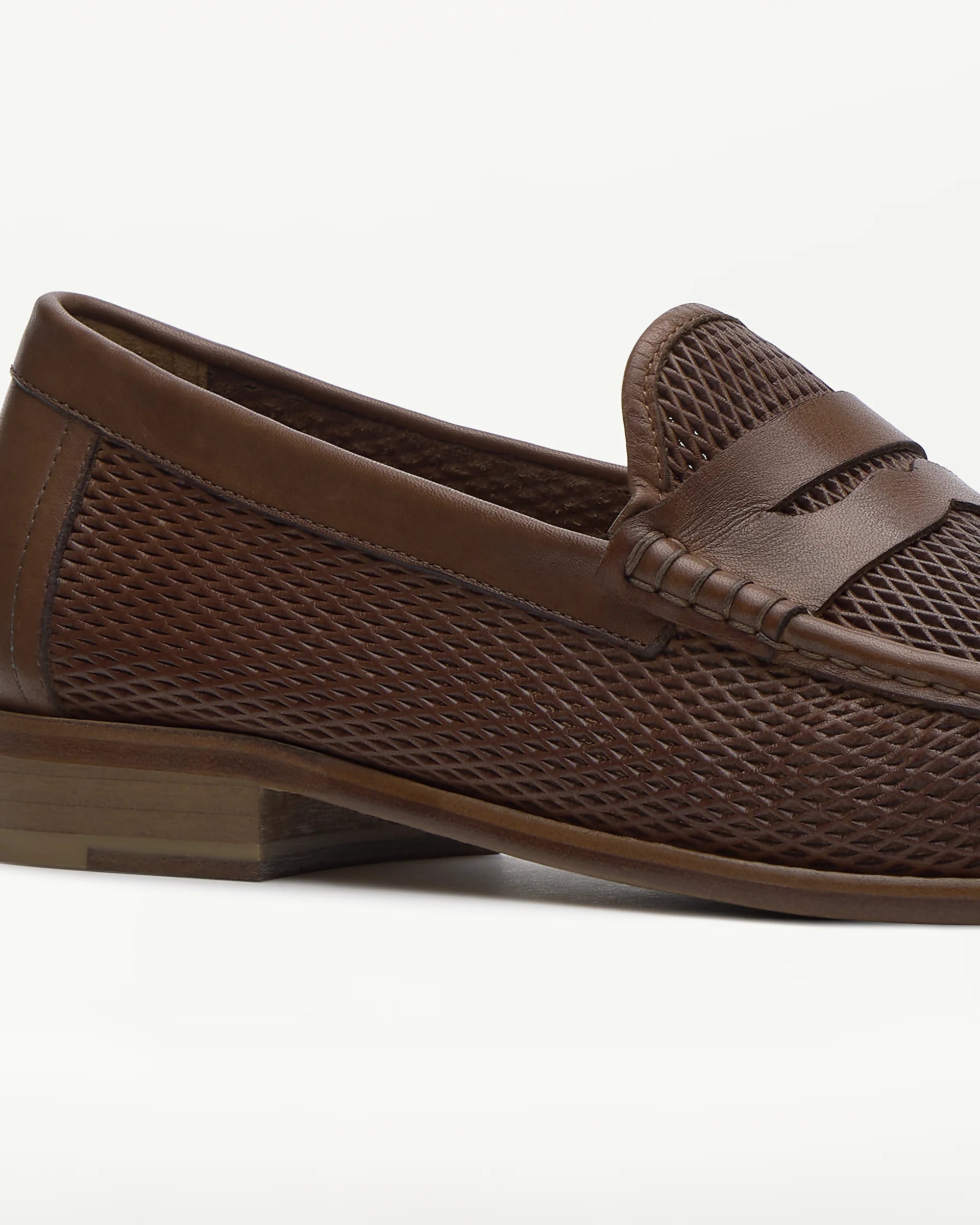 LOTTUSSE | MOCASINES | HOMBRE | LAUREN CUERO | MARRÓN