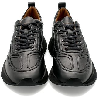 LOTTUSSE Denver Lambsilk Negro: schwarz Sneaker für Herren
