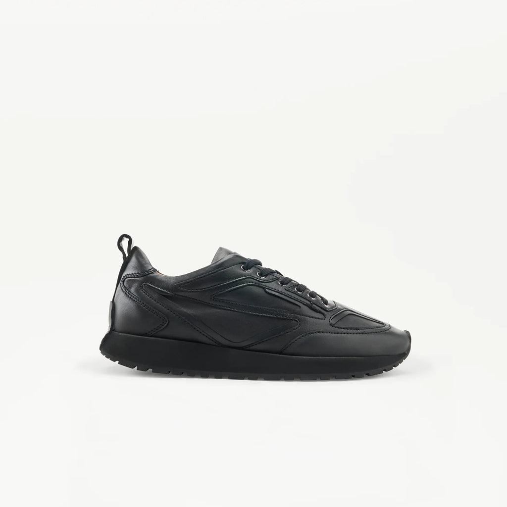 LOTTUSSE Denver Lambsilk Negro: ブラック スニーカー メンズ