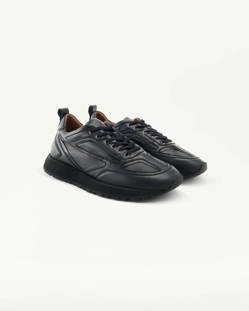 LOTTUSSE Denver Lambsilk Negro: ブラック スニーカー メンズ