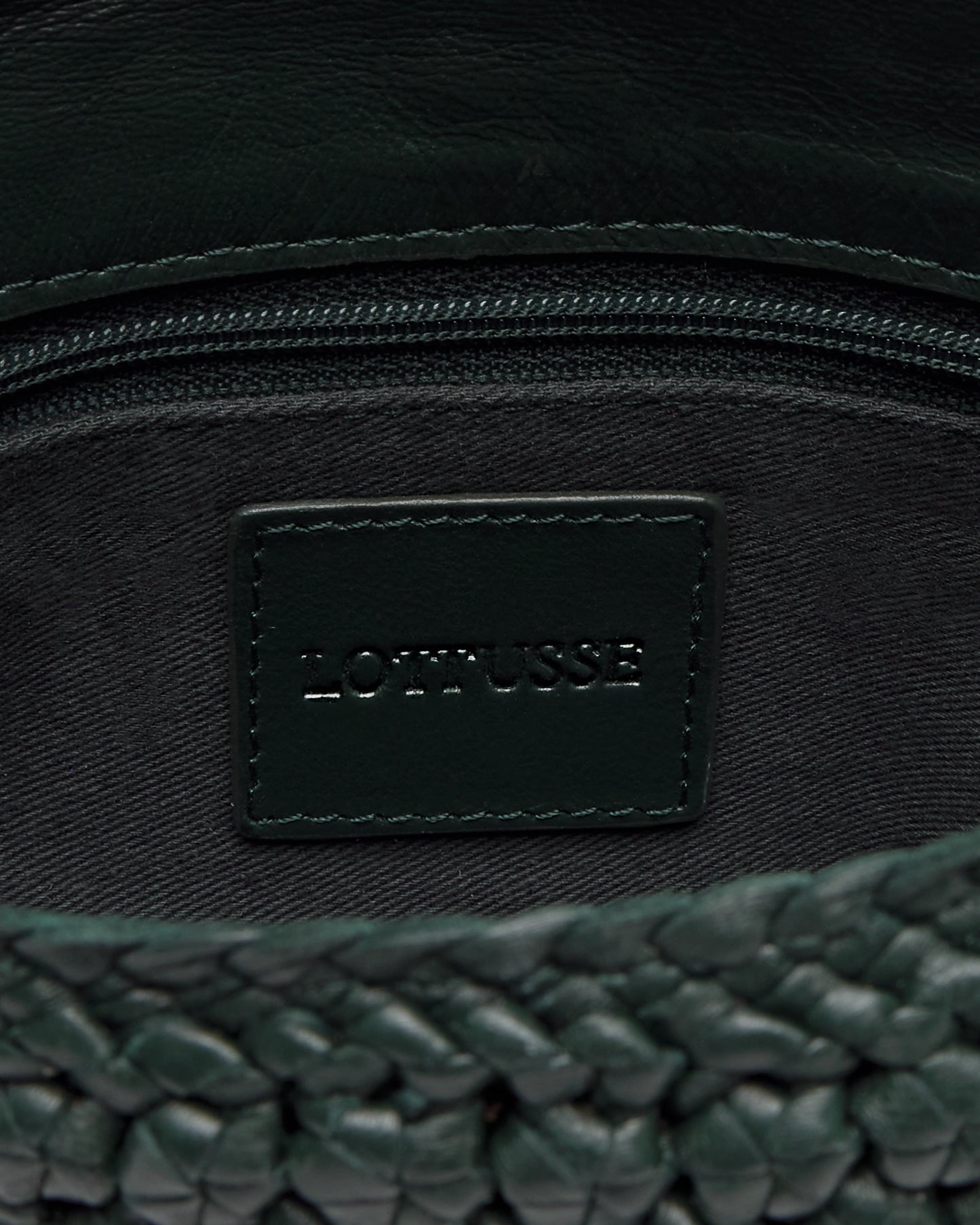 LOTTUSSE | BOLSOS | MUJER | BANDOLERA NOODBAG PIEL DE CABRA VERDE | VERDE