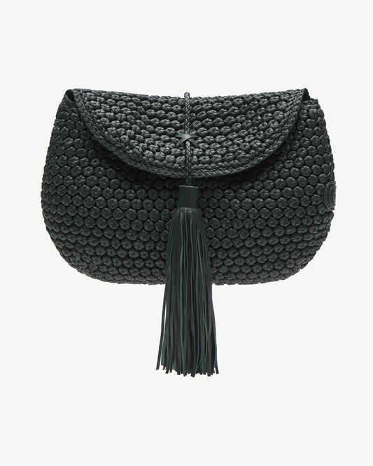 LOTTUSSE | BOLSOS | MUJER | BANDOLERA NOODBAG PIEL DE CABRA VERDE | VERDE