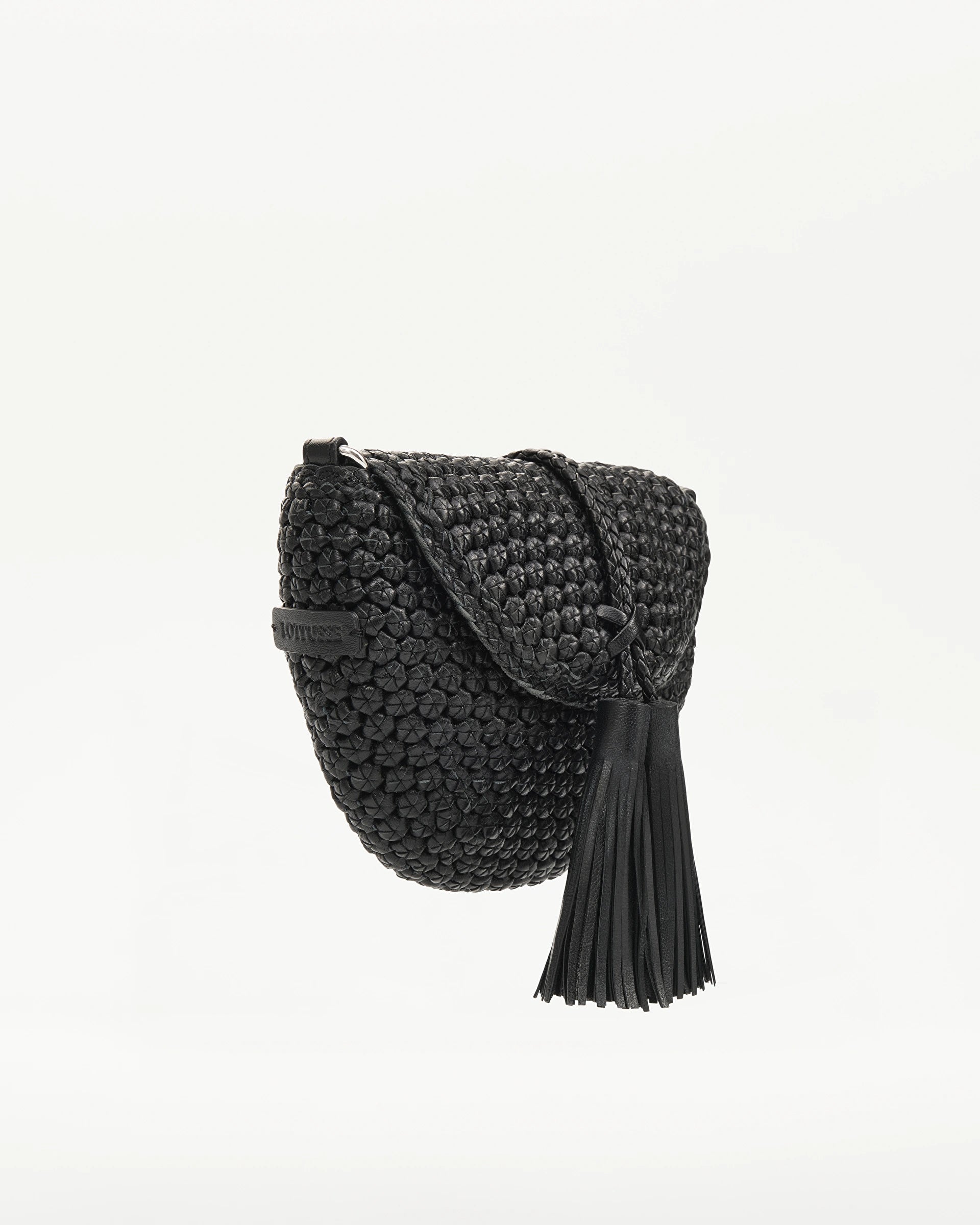 LOTTUSSE | BOLSOS | MUJER | BANDOLERA NEGRA DE CORDERO MERINO SOFT NEGRO | NEGRO