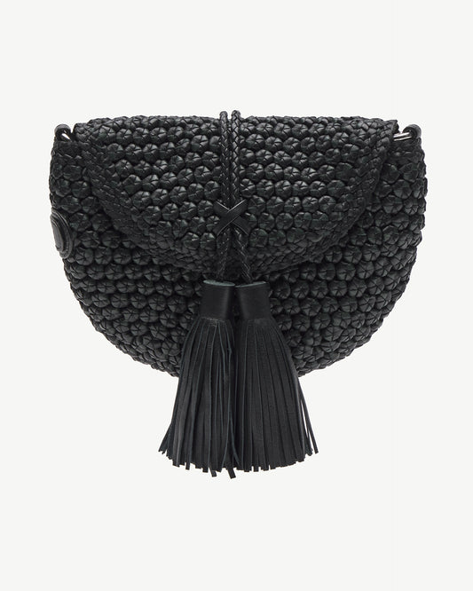 LOTTUSSE | BOLSOS | MUJER | BANDOLERA NOODBAG PIEL DE CORDERO NEGRO | NEGRO