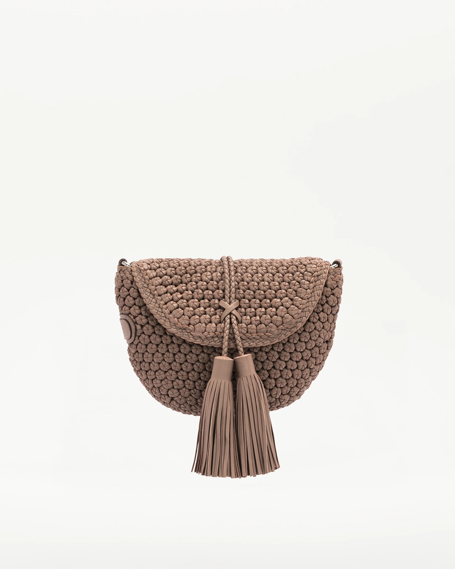 LOTTUSSE | BOLSOS | MUJER | BANDOLERA NOODBAG PIEL DE CORDERO TOPO | MARRÓN