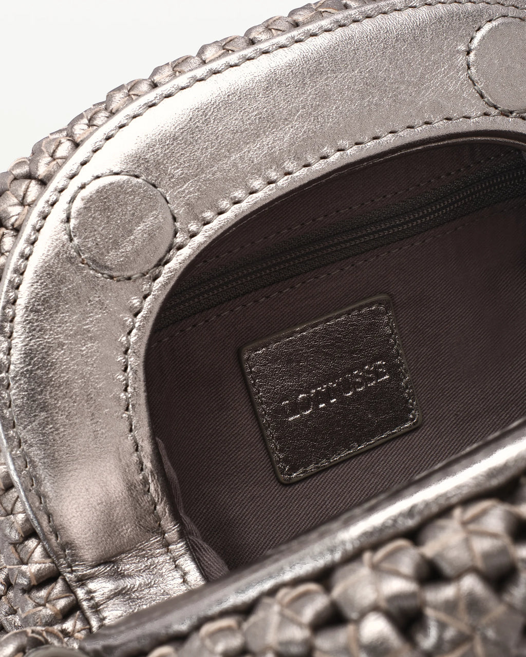 LOTTUSSE | BOLSOS | MUJER | BOLSO DE MANO NOODBAG PIEL DE CORDERO PLATA | PLATEADO