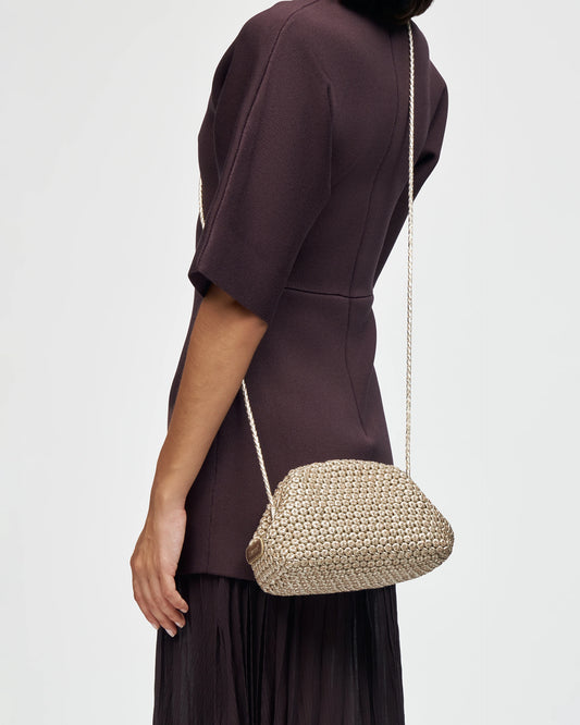 LOTTUSSE | BOLSOS | MUJER | BOLSO DE MANO NOODBAG PIEL DE CORDERO ORO | DORADO