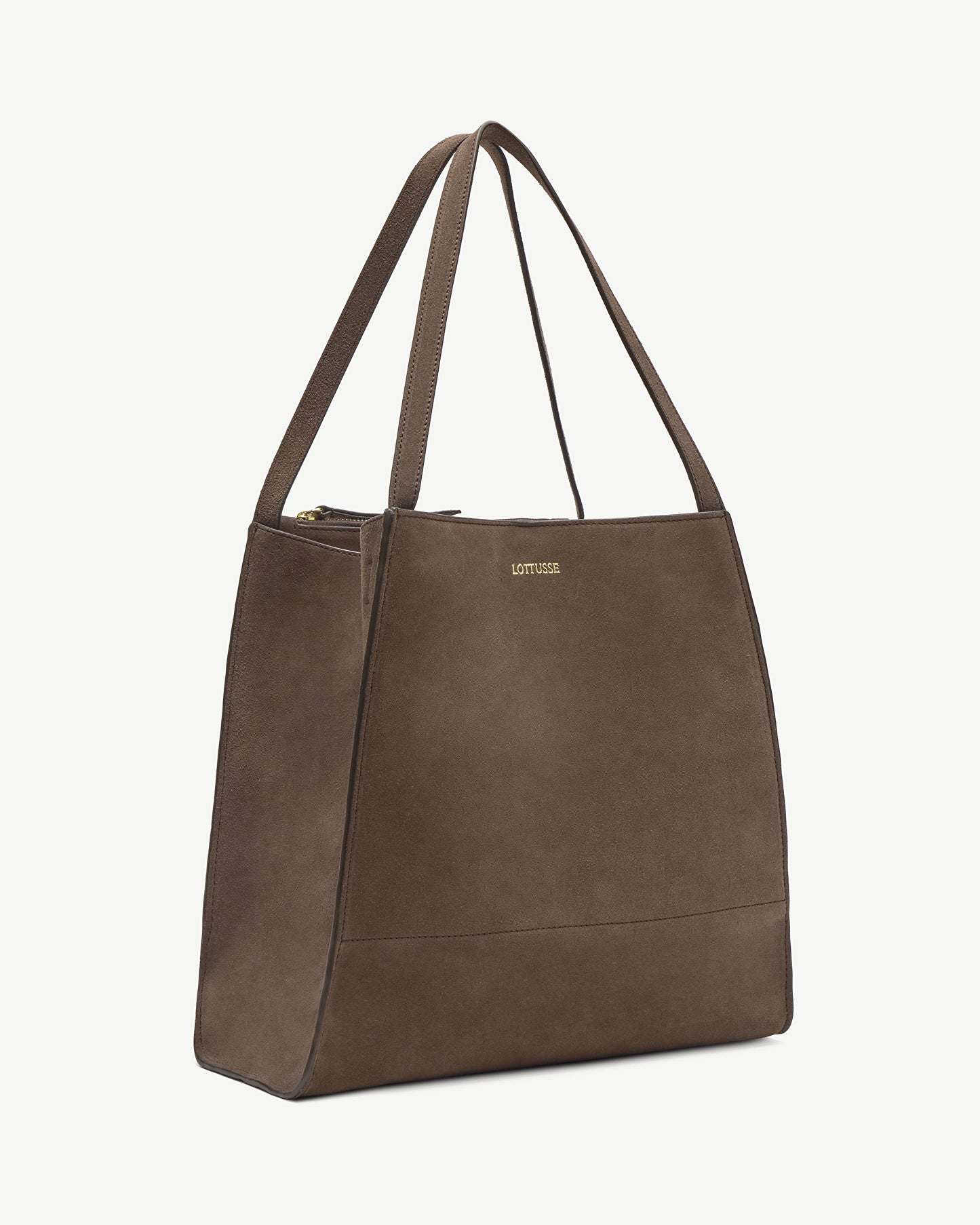 LOTTUSSE | BOLSOS | MUJER | BOLSO SHOPPER TALAIA PIEL DE VACUNO MOCA | MARRÓN