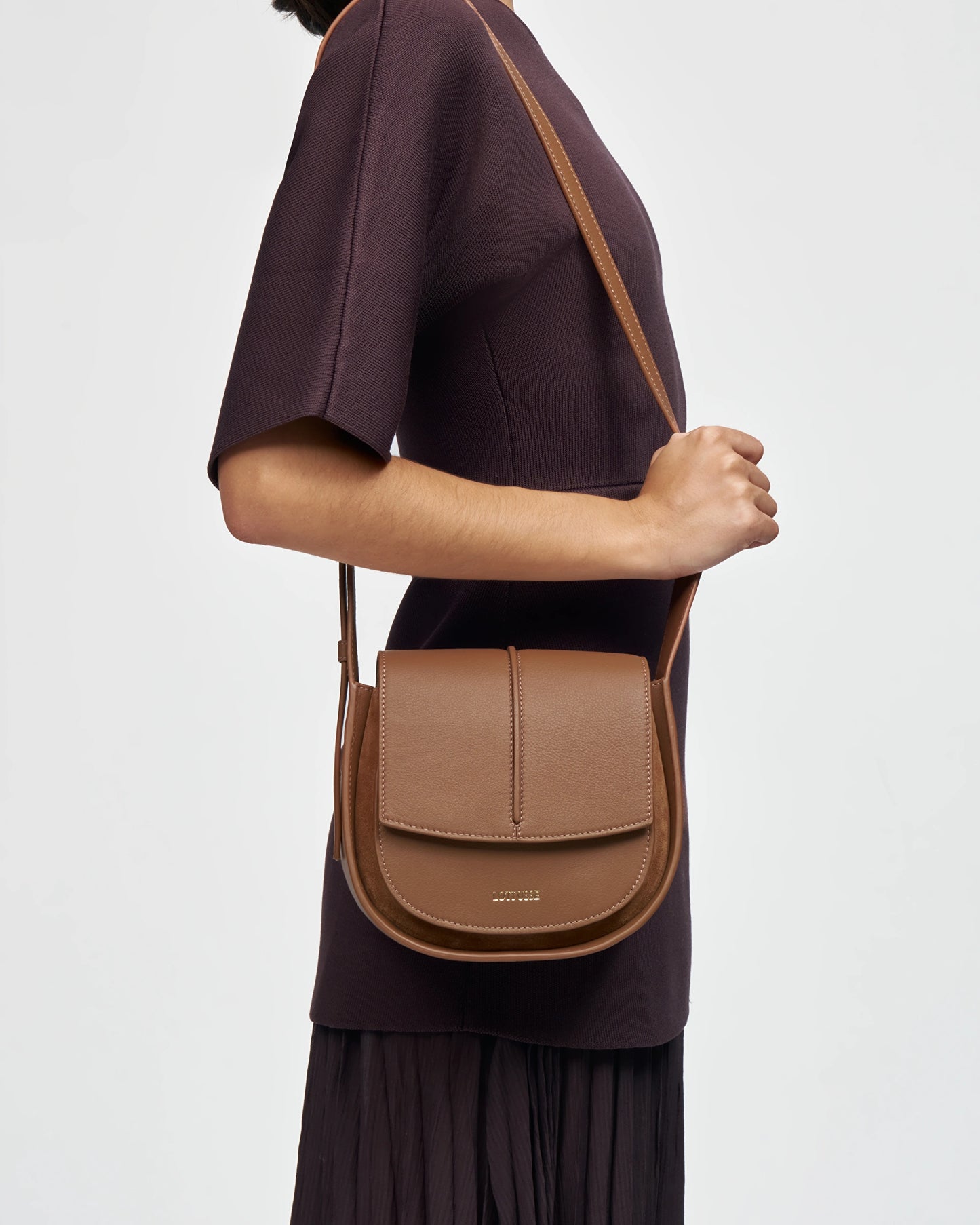 LOTTUSSE | BOLSOS | MUJER | BOLSO BANDOLERA TALAIA VACUNO MARRÓN | MARRÓN