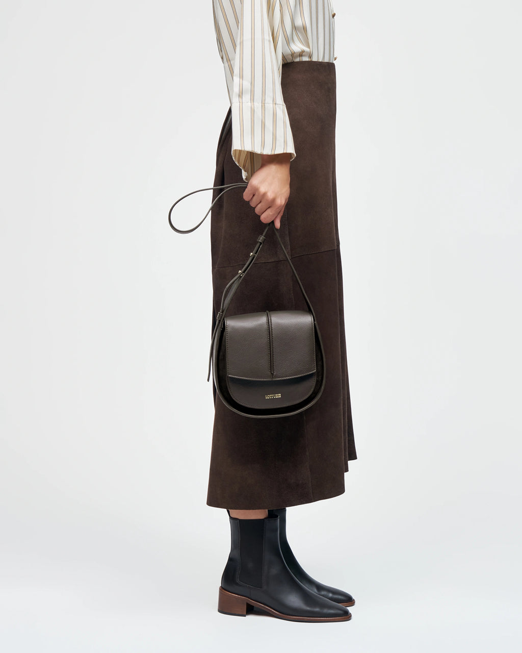 LOTTUSSE | BOLSOS | MUJER | BOLSO BANDOLERA TALAIA VACUNO MOKA | MARRÓN