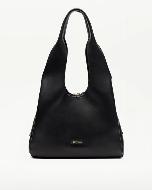 LOTTUSSE | BOLSOS | MUJER | BOLSO DE HOMBRO AUDREY CORDERO NEGRO | NEGRO