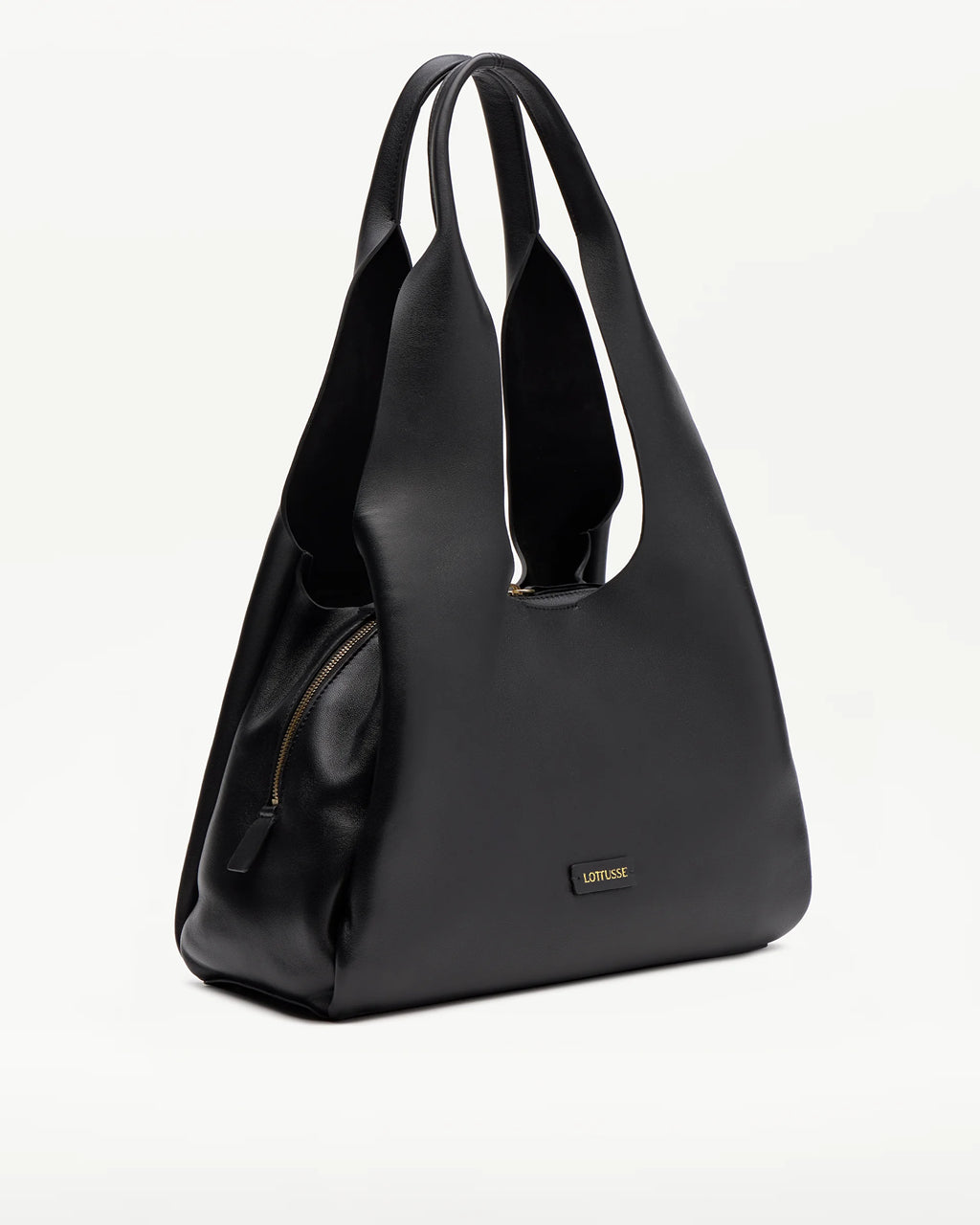 LOTTUSSE | BOLSOS | MUJER | BOLSO DE HOMBRO AUDREY CORDERO NEGRO | NEGRO