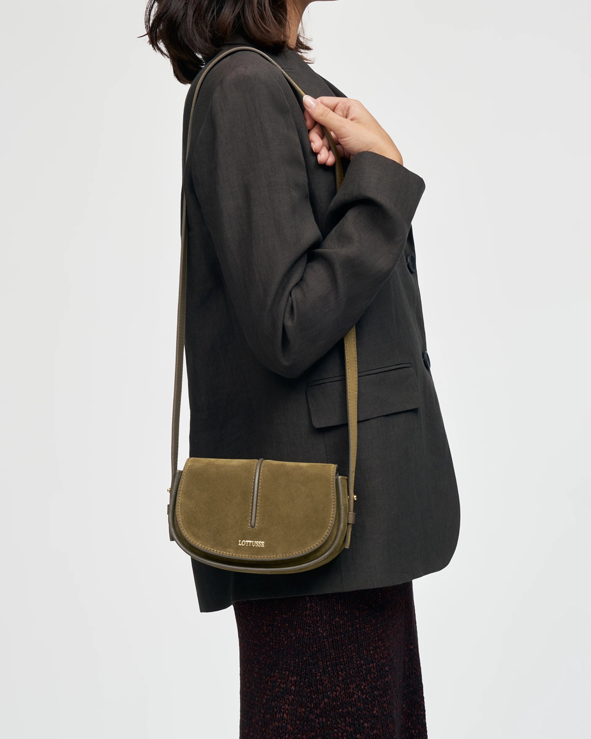 LOTTUSSE | BOLSOS | MUJER | BOLSO TALAIA VACUNO VERDE OLIVA | VERDE