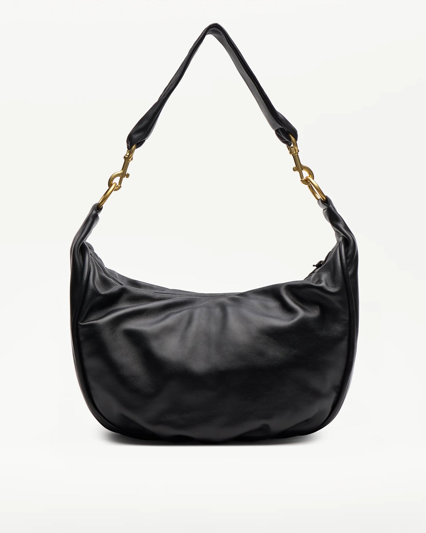 LOTTUSSE | BOLSOS | MUJER | BOLSO HOBO JOY CORDERO NEGRO | NEGRO