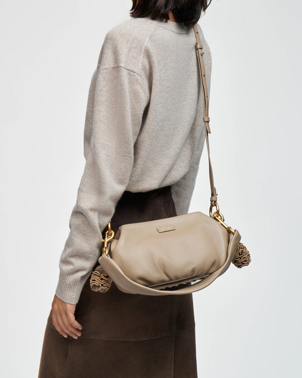 LOTTUSSE | BOLSOS | MUJER | BOLSO BOMBONERA JOY CORDERO BEIGE | BEIGE