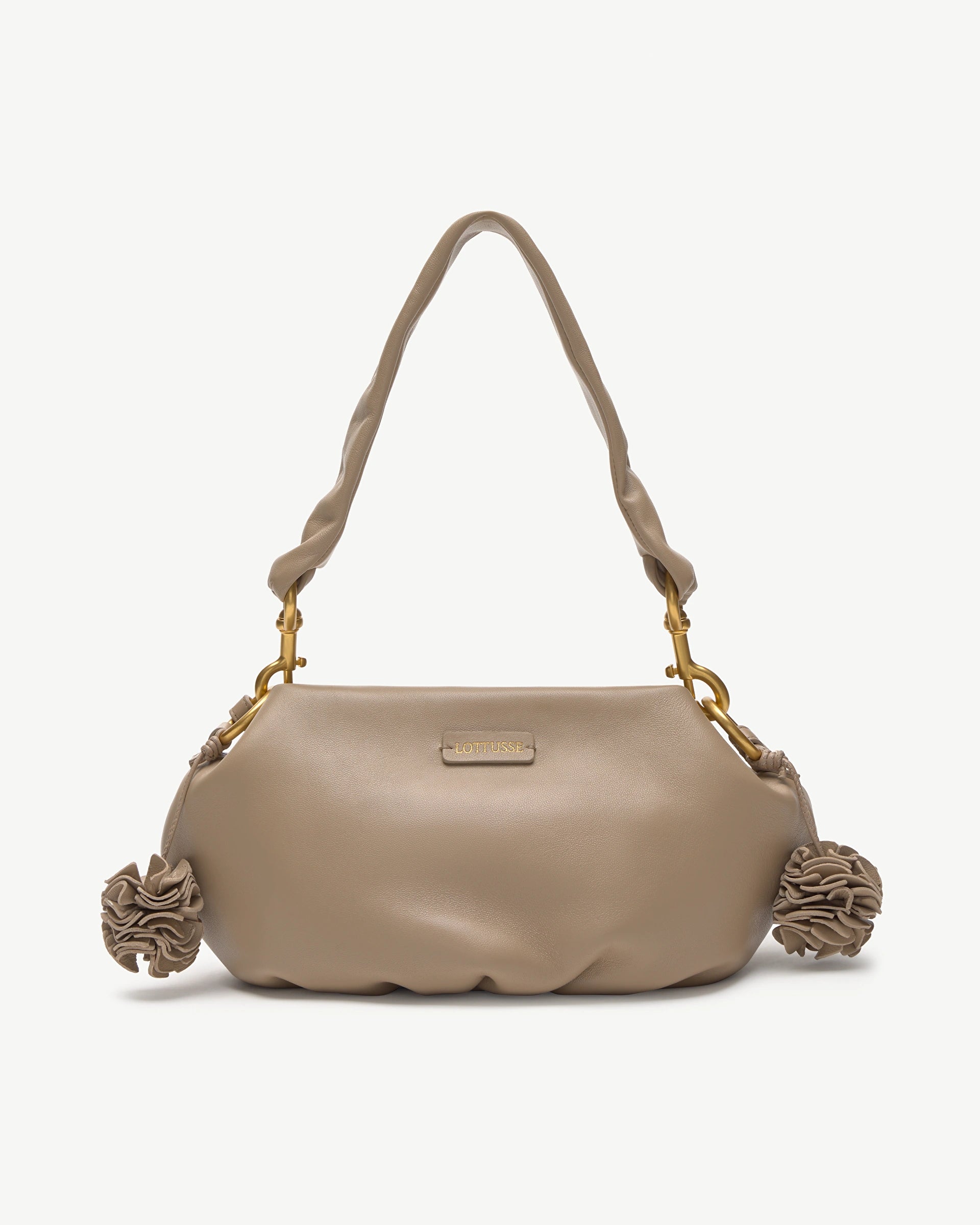 LOTTUSSE | BOLSOS | MUJER | BOLSO BOMBONERA JOY CORDERO BEIGE | BEIGE