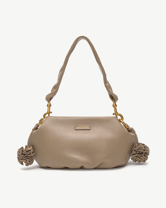 LOTTUSSE | BOLSOS | MUJER | BOLSO BOMBONERA JOY CORDERO BEIGE | BEIGE