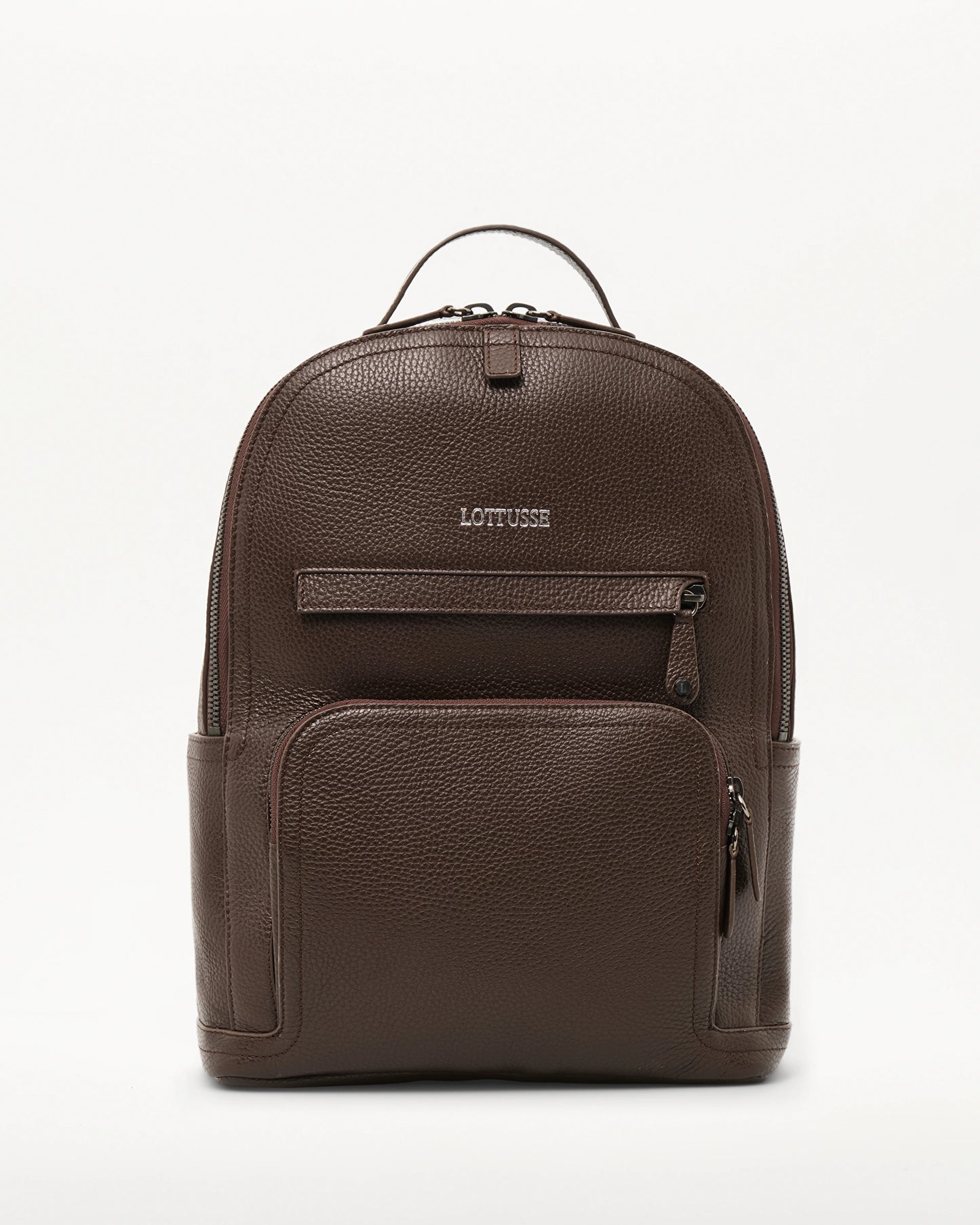 LOTTUSSE | BOLSOS | HOMBRE | MOCHILA BORNE PIEL DE VACUNO MOKA | MARRÓN