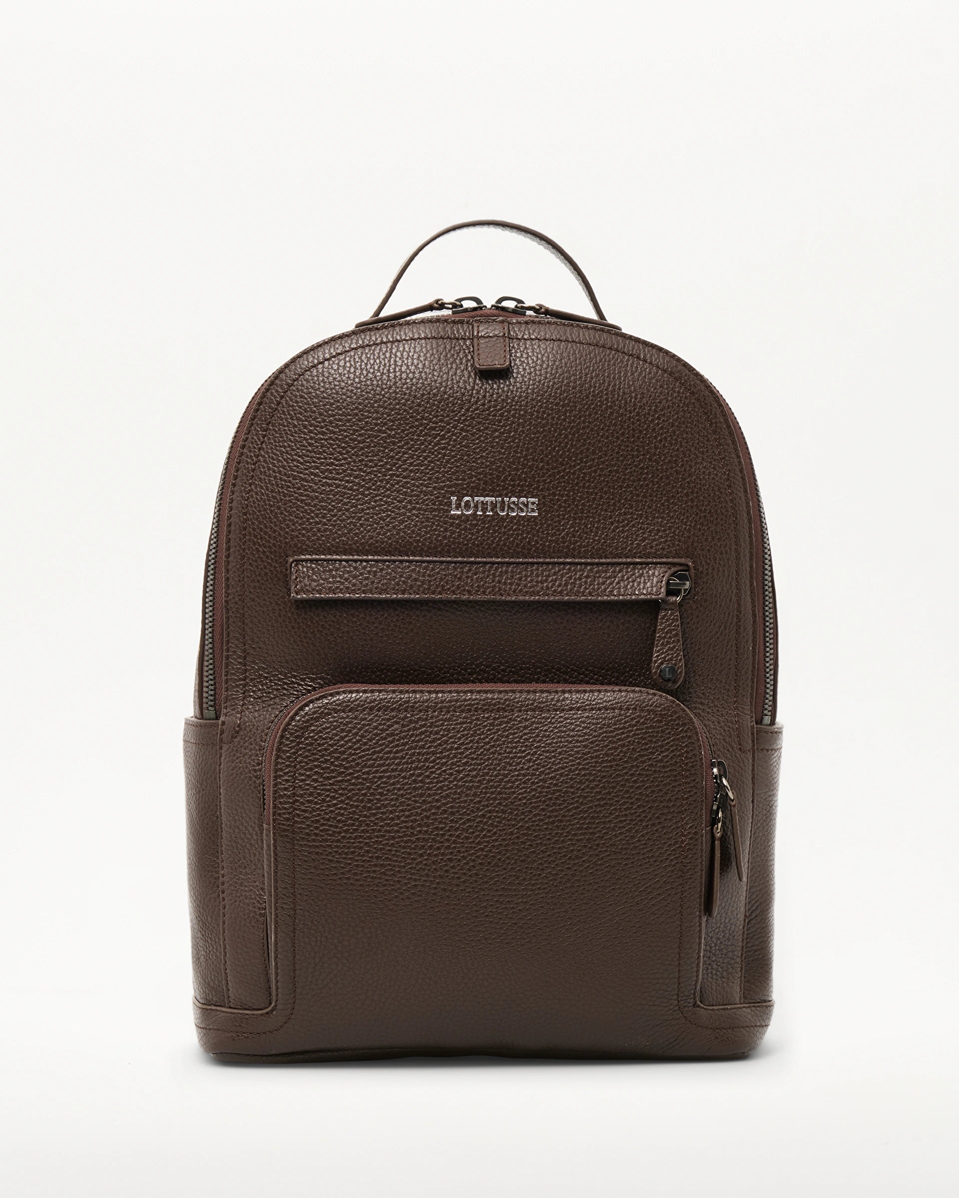 LOTTUSSE | BAGS | MEN | BORNE BACKPACK MOKA COW LEATHER | BROWN
