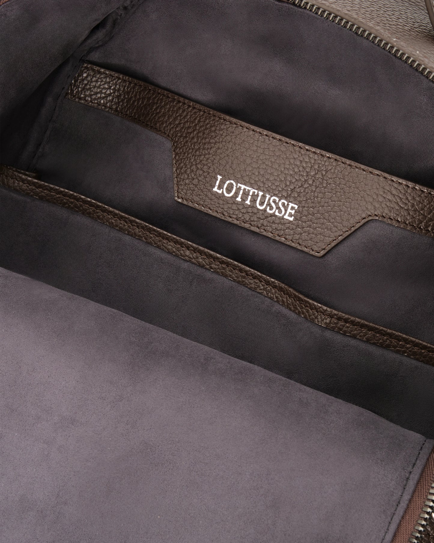 LOTTUSSE | BOLSOS | HOMBRE | MOCHILA BORNE PIEL DE VACUNO MOKA | MARRÓN