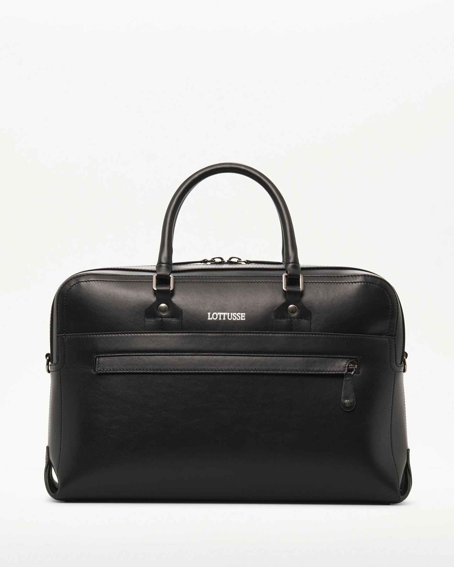 LOTTUSSE | BOLSOS | HOMBRE | BOLSO BORNE PIEL DE VACUNO NEGRO | NEGRO