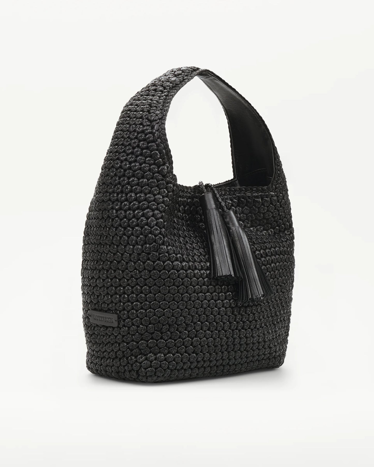 LOTTUSSE | BOLSOS | MUJER | HOBO NEGRO DE CORDERO MERINO SOFT NEGRO | NEGRO