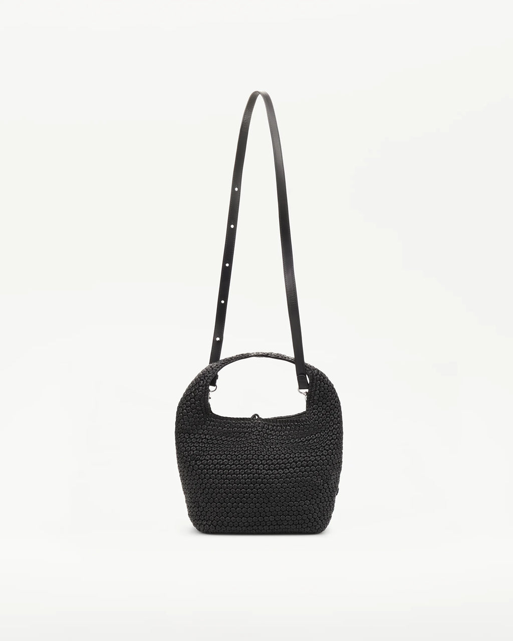LOTTUSSE | BOLSOS | MUJER | HOBO NEGRO DE CORDERO MERINO SOFT NEGRO | NEGRO