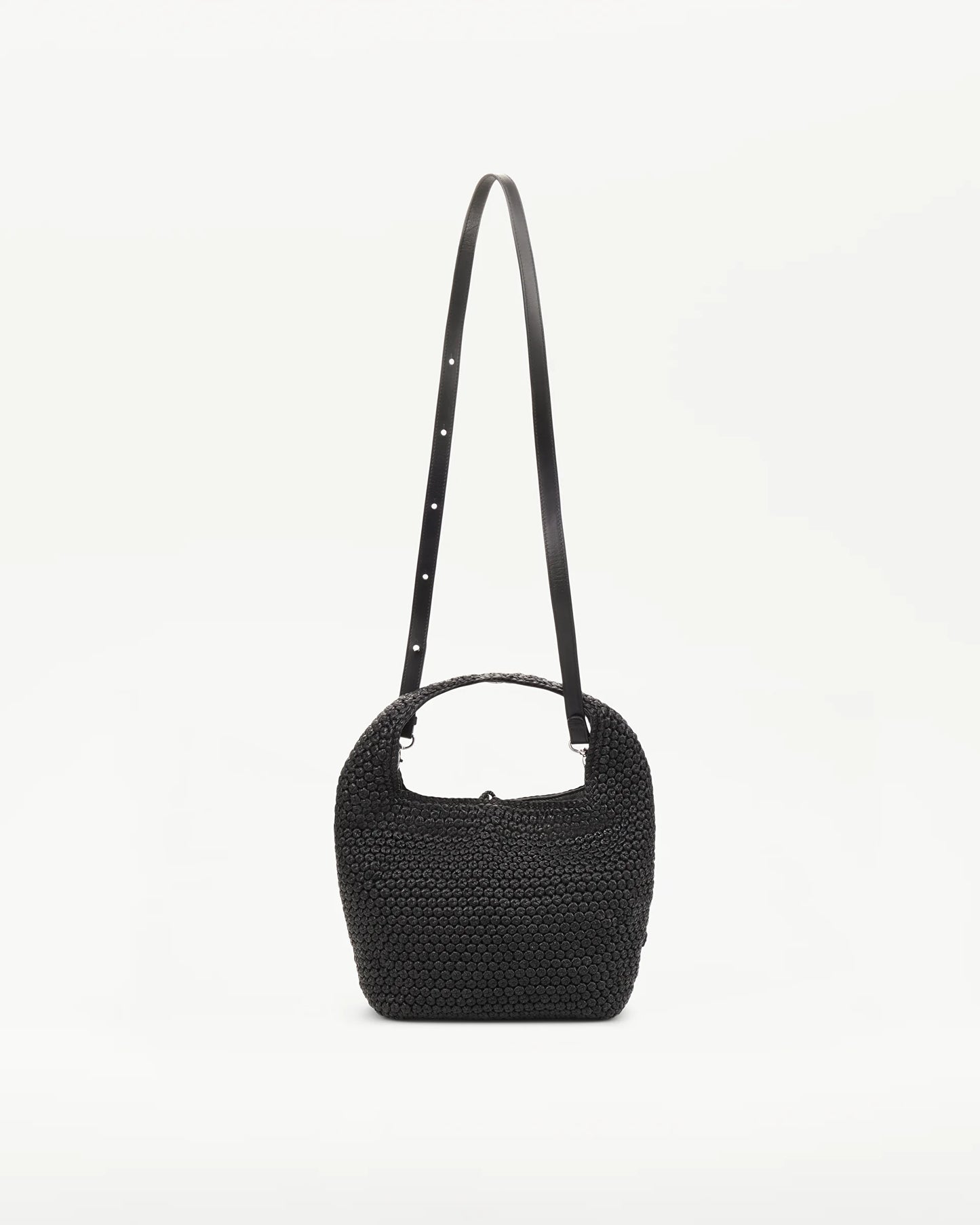 LOTTUSSE | BOLSOS | MUJER | HOBO NEGRO DE CORDERO MERINO SOFT NEGRO | NEGRO