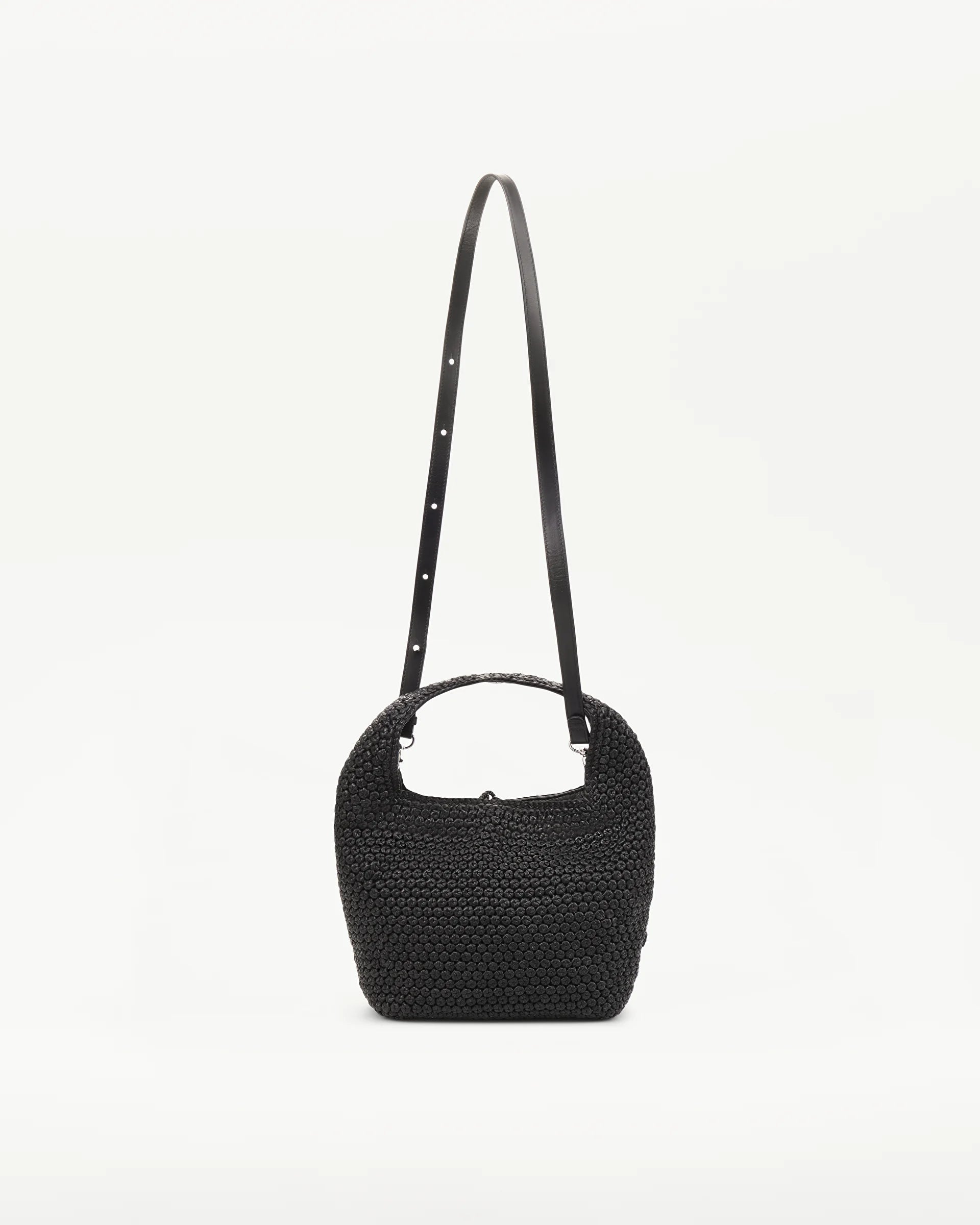 LOTTUSSE | BOLSOS | MUJER | HOBO NEGRO DE CORDERO MERINO SOFT NEGRO | NEGRO