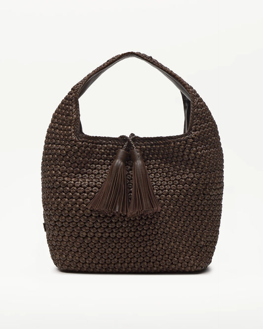 LOTTUSSE | BOLSOS | MUJER | BOLSO HOBO NOODBAG CORDERO MARRÓN | MARRÓN