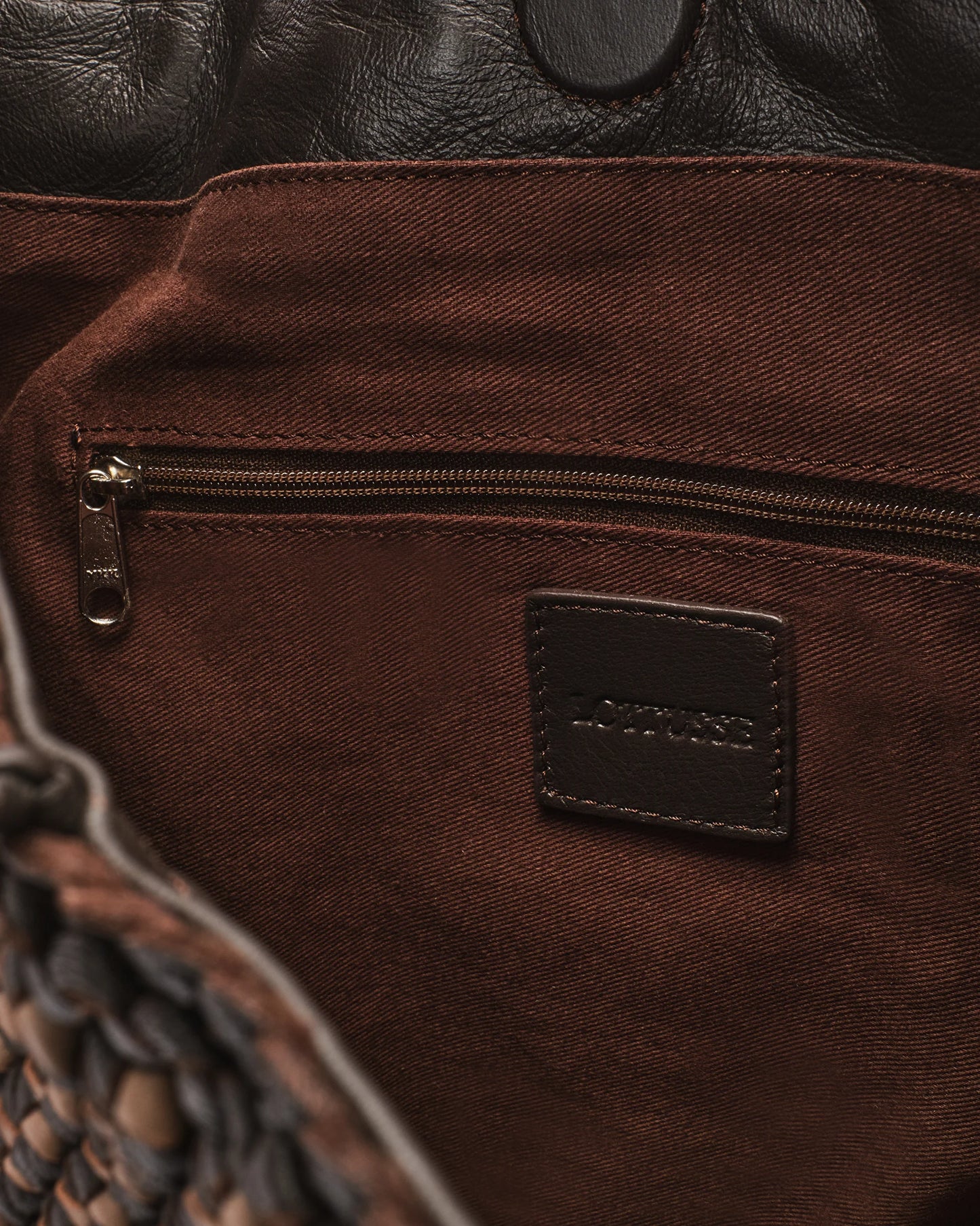 LOTTUSSE | BOLSOS | MUJER | BOLSO SACO HOBO NOODBAG PIEL DE CORDERO MOKA | MARRÓN