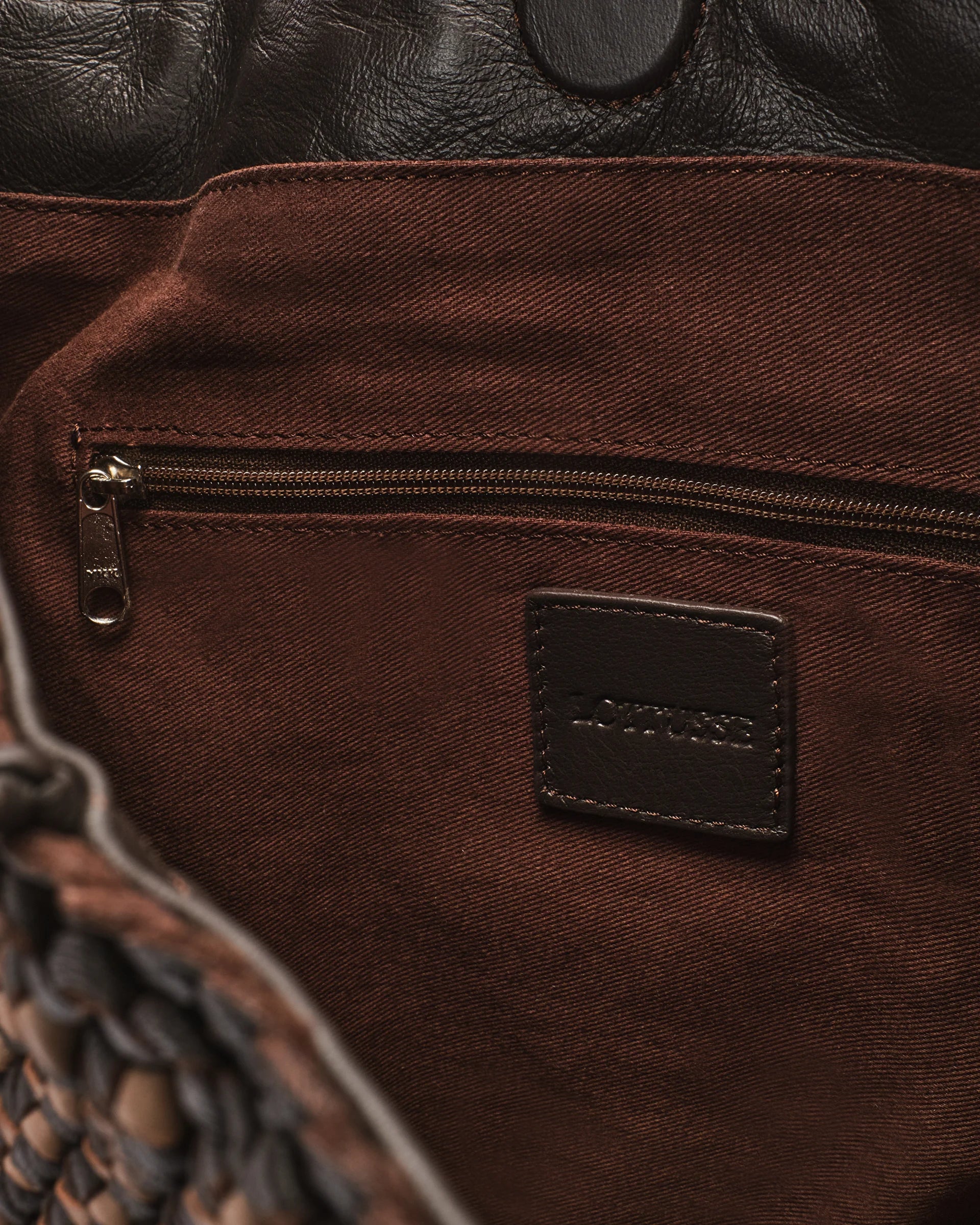 LOTTUSSE | BOLSOS | MUJER | BOLSO SACO HOBO NOODBAG PIEL DE CORDERO MOKA | MARRÓN