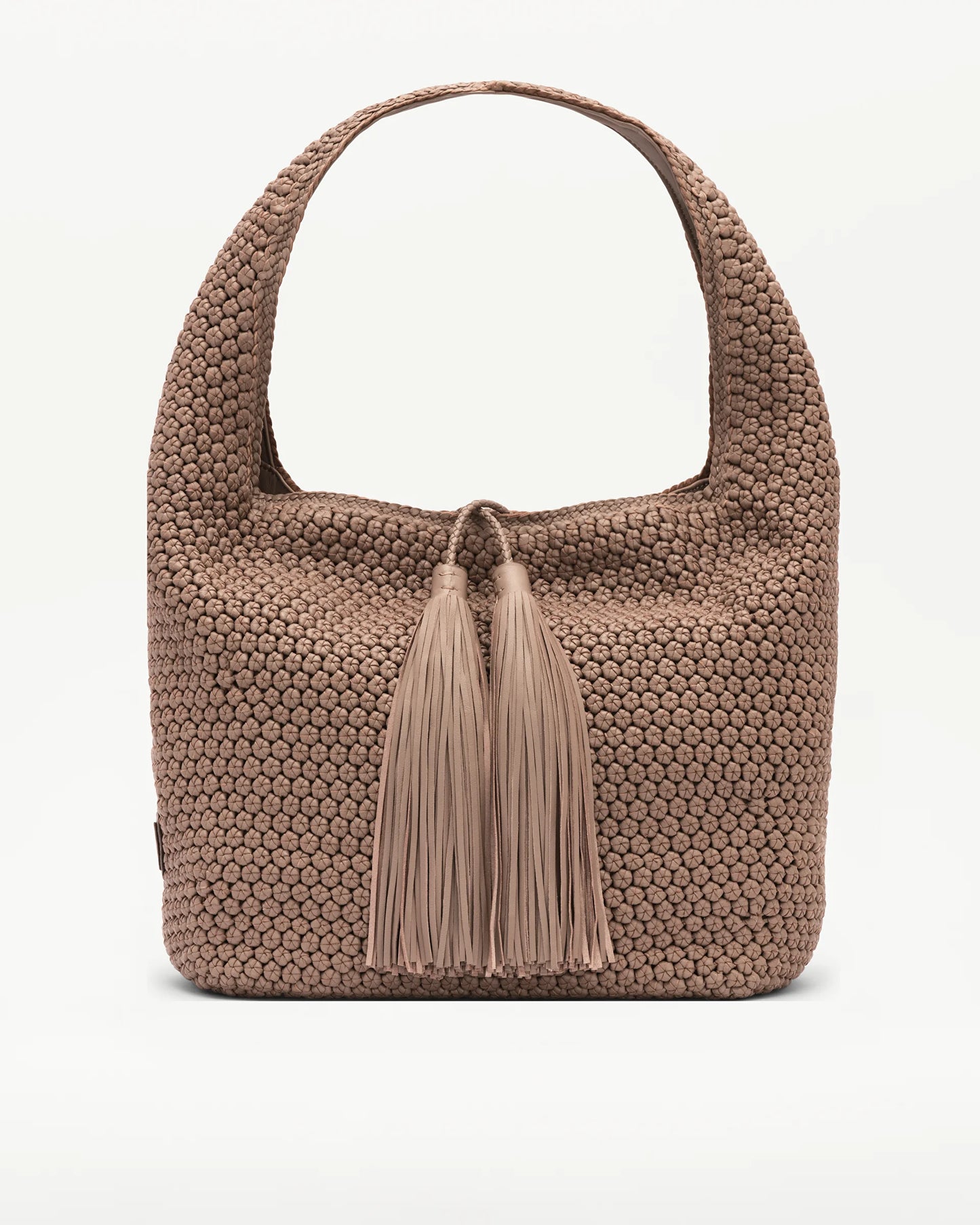 LOTTUSSE | BOLSOS | MUJER | BOLSO SACO HOBO NOODBAG PIEL DE CORDERO TOPO | MARRÓN