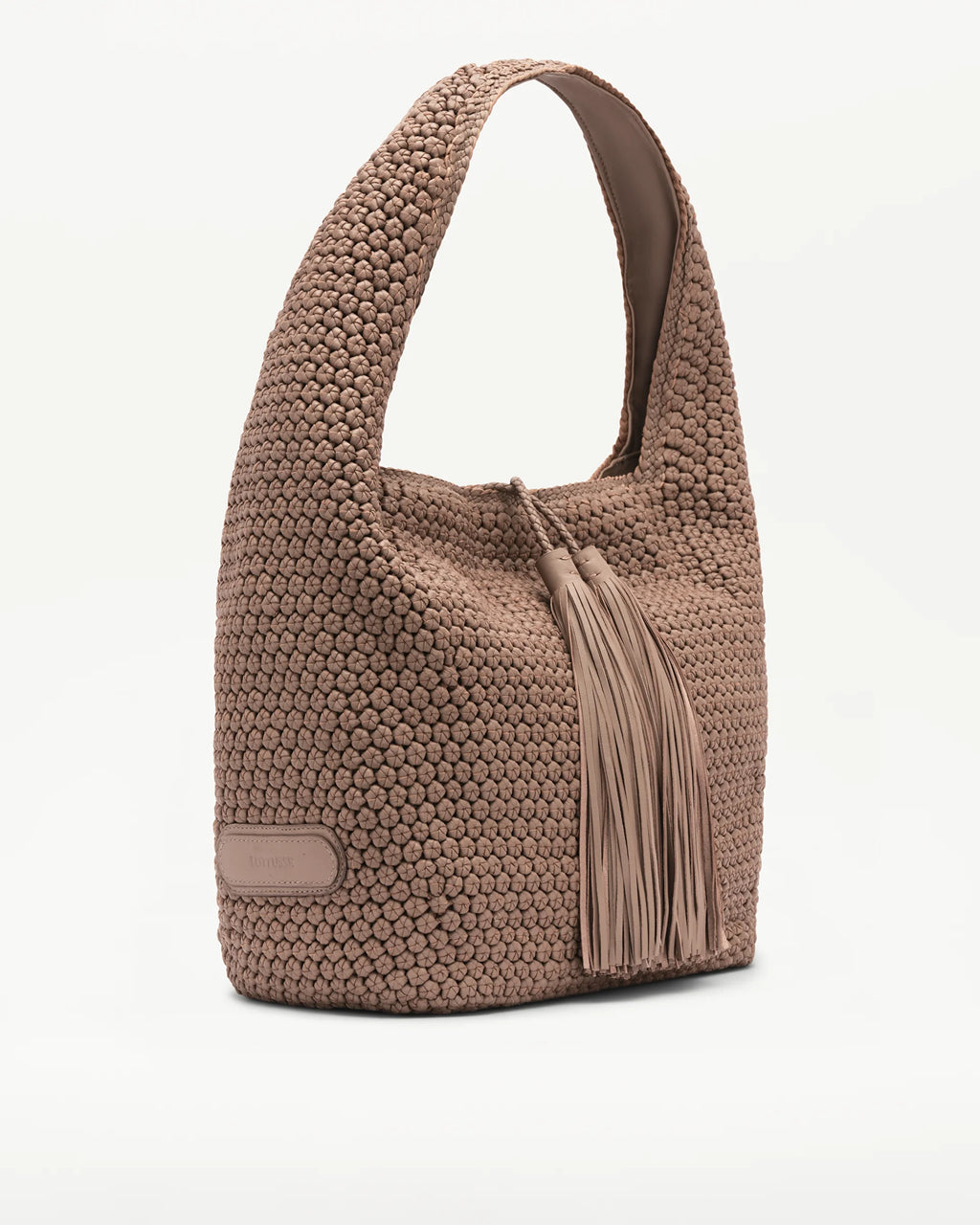 LOTTUSSE | BOLSOS | MUJER | BOLSO SACO HOBO NOODBAG PIEL DE CORDERO TOPO | MARRÓN