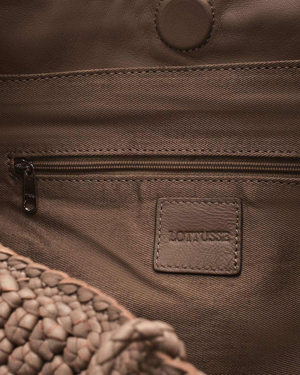 LOTTUSSE | BOLSOS | MUJER | BOLSO SACO HOBO NOODBAG PIEL DE CORDERO TOPO | MARRÓN