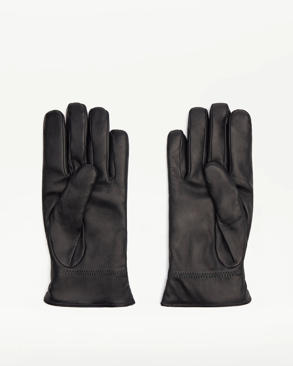 LOTTUSSE | GLOVES | MEN'S | MONTREAL COW LEATHER GLOVES BLACK | BLACK