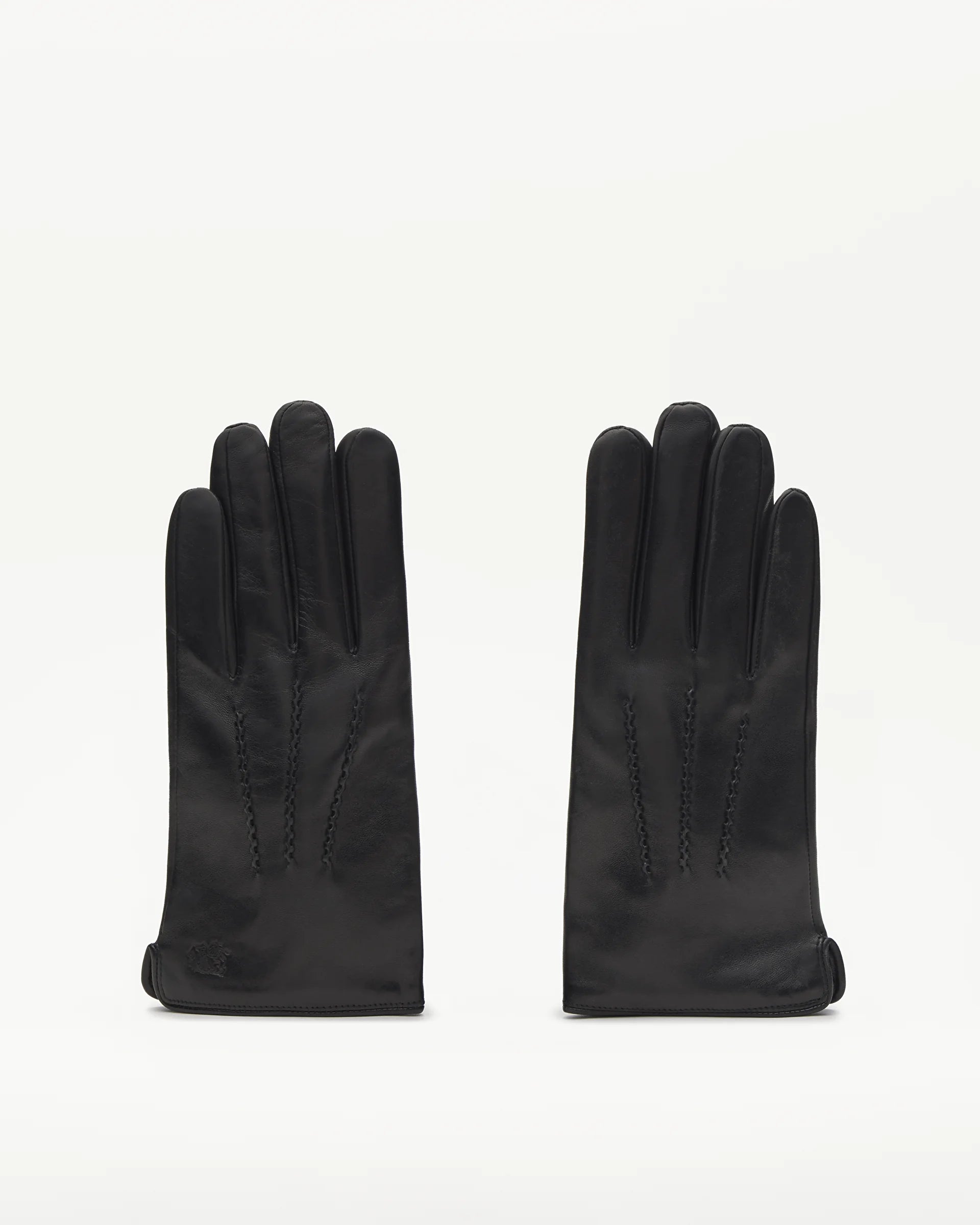 LOTTUSSE | GUANTES | HOMBRE | GUANTES PIEL DE VACUNO NEGRO | NEGRO